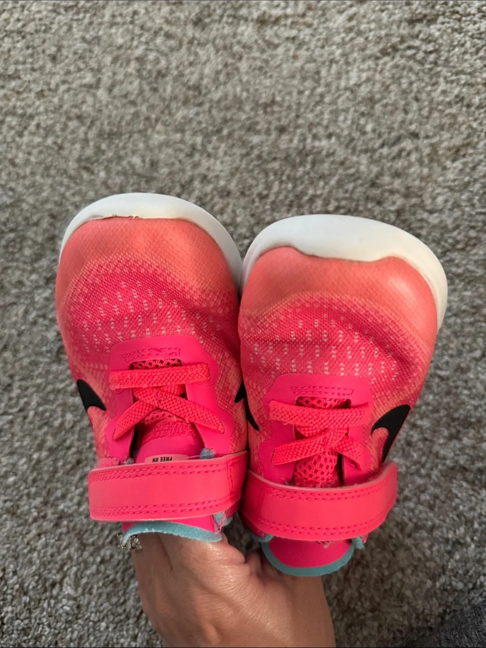 Nike Kids' Nike Free Run 2 Racer Pink Tennis Shoes 9C